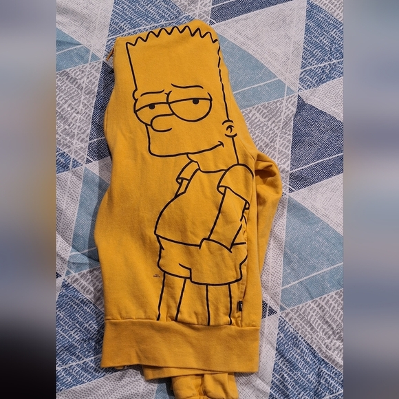 Yellow Hoodie with Cartoon Graphic - Picture 6 of 6